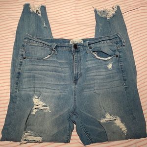 High Rise Ankle Jeggings